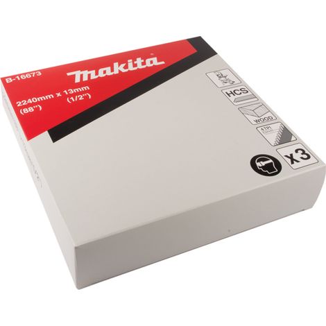 Lame de scie à ruban Makita 2240x13x0 5 mm 4 TPI 3 unités