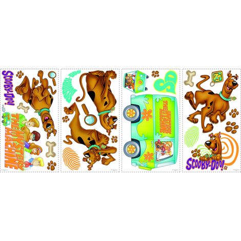 Stickers repositionnables - Scooby-Doo (1/5)