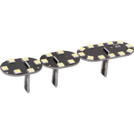 Lot de 3 lampes de lecture LED intérieures pour voiture, 8000 lm, 12 V, 5 W, lumière blanche, compatibles avec Nissan Qashqai (à partir de 2007). (1/5)