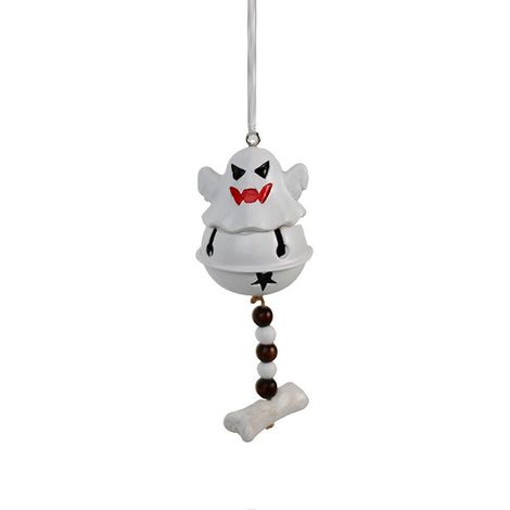 Mignon résine fantôme cloche suspendu décoration, avec étoile socle, pour Halloween porte et décoration de fête,B (1/5)