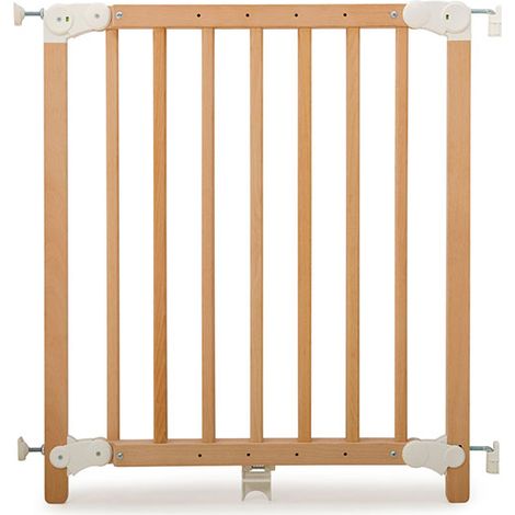 Barrière de sécurité pour enfants - Largeur de 69,5 à 106,5 cm - Hauteur 77 cm - BS-BOIS-106