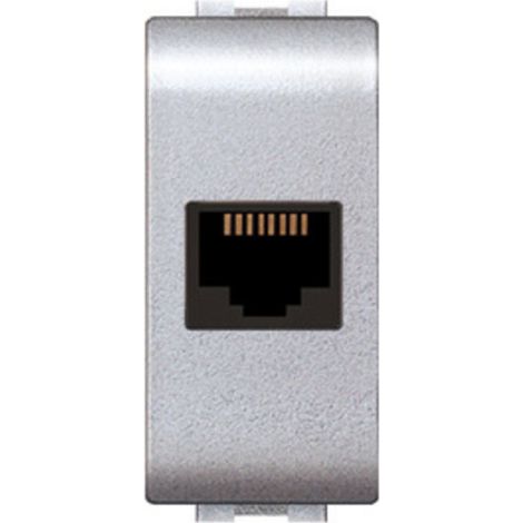 LIFE 4084 TEC PRESA TELEFONICA RJ11 PLUG 6/4C ARG- 12,0 pz