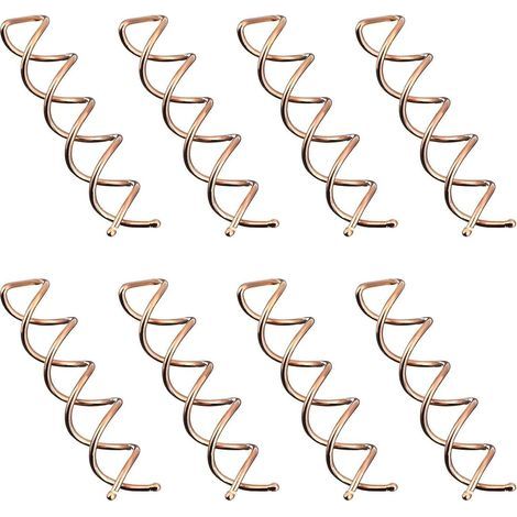 Spiral Hair Clip, Rotating Hair Clip, Spiral Hair Clip, Rotating Hair Clip for Handmade Hairstyling (Rose Gold) (1/4)