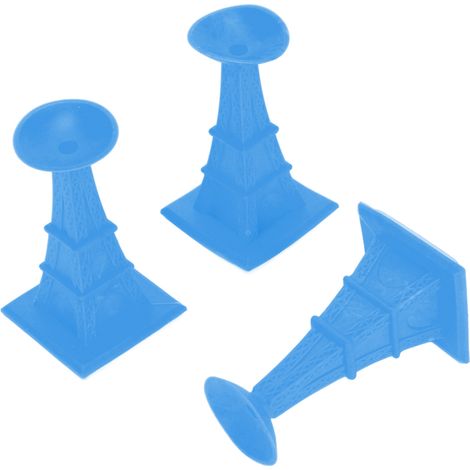 3-teilige Türstütze für Waschmaschinen, Turmform, weicher und langlebiger Saugnapf, für Frontlader-Waschmaschinen, blau (1/5)