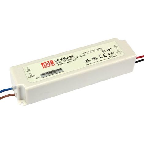FUENTE DE ALIMENTACIÓN CONMUTADA - 1 SALIDA - 60 W - 24 V