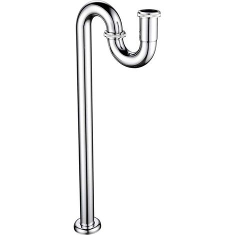 WT04 Siphon de lavabo design en laiton chromé 1 1/4