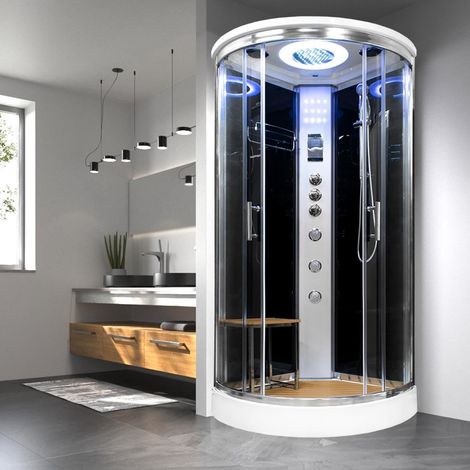 Vidalux Hydro Plus 800 Shower Cabin 800 x 800-Black (1/5)