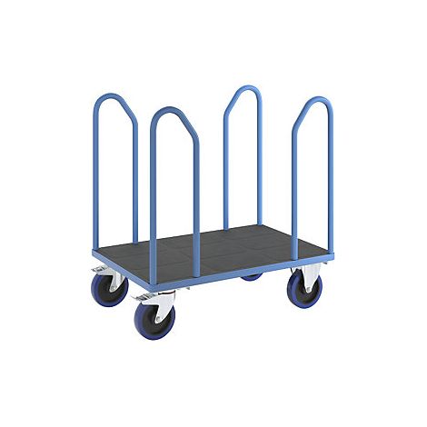 eurokraft pro Carrello a pianale con staffe laterali ruote (1/2)