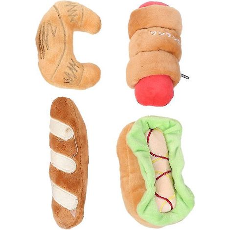 Lot de 4 jouets à mâcher pour chiens