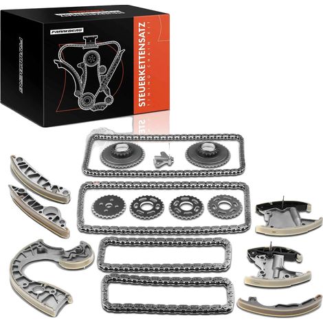 Kit catena di distribuzione, compatibile con motori da 2.7L e 3.0L, realizzato in acciaio di alta qualità, progettato per una precisione di fasatura ottimale, conforme agli standard di qualità del set (1/5)
