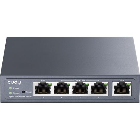 Cudy R700 Router VPN WiFi AC1200
Control de tráfico flexible.
El control de ancho de banda y el límite de sesión permiten a los administradores admini