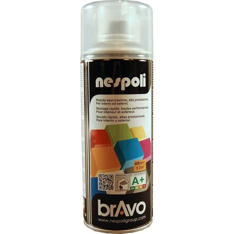 Bombe de peinture - NESPOLI - Professionnelle - Effet brillant - Transparent - 0.4 kg