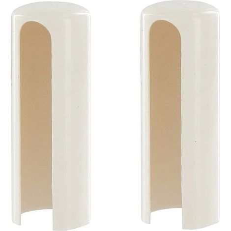 cyclingcolors 2x copri coperchio tappo cerniera finestra porta boccole manicotto plastica copertura tubo, ø16 mm bianco
