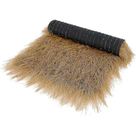 Panneaux de toiture en chaume synthétique imperméables pour paillotes et bars de plage - Décoratifs, résistants aux intempéries, nécessitant peu d'entretien (1/5)