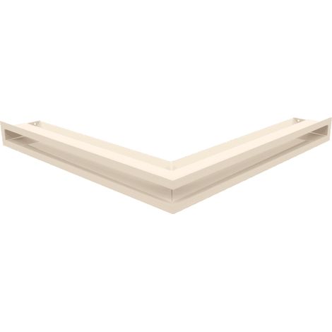 Eck-Lüftungsgitter LUFT 56x56x6 Creme (1/5)