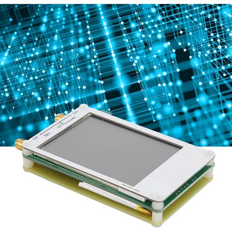 Analyseur de réseau vectoriel 2,8 pouces, kit mesure d'antenne, testeur de spectre portable, outil de diagnostic RF avec écran couleur, appareil de mesure de signaux haute précision (1/5)