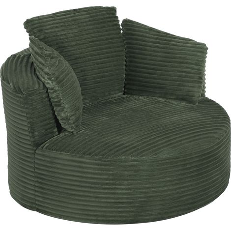 Canapé rond géant en corde, fauteuil nuage design avec assise profonde pour salon et chambre à coucher (1/3)