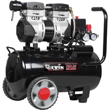 COMPRESSORE SILENZIOSO 1,5HP SENZA OLIO - 50 L (1/5)