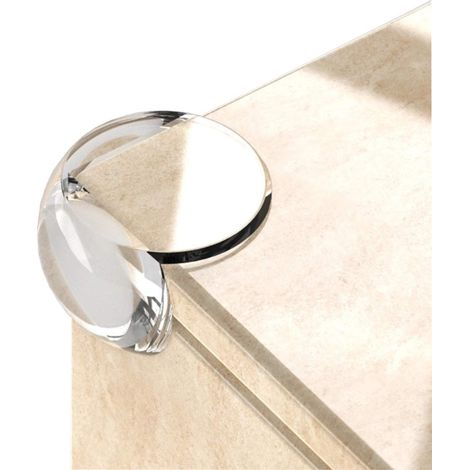 Protections d'angle de sécurité, lot de 20, transparentes et douces, pour protéger les coins de meubles et de tables des enfants et des angles vifs. (1/5)