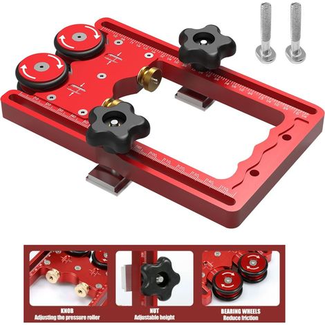 Piastre di supporto unidirezionali per seghe da tavolo, fresatrici verticali, seghe a nastro, guide di montaggio, accessori per seghe da tavolo, 160 mm
