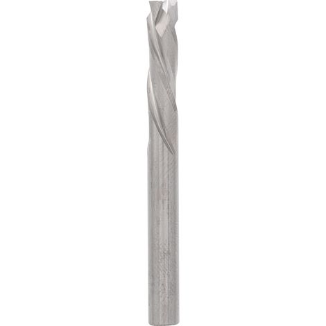 Fraise 3 dents carbure monobloc métal dur, outil industriel, 5x5x17x50mm, pour usinage acier et alliages. (1/5)