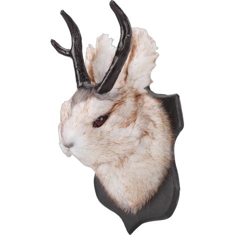 Jackalope Wanddeko: Niedlicher, eleganter Vintage-Hirschkopf als Wanddekoration für Zuhause (1/5)