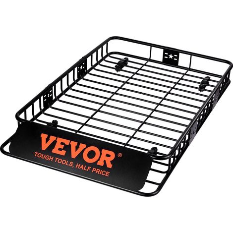 Porte-bagages de toit universel en acier robuste 90,7 kg pour SUV et camionnettes, dimensions 162,6 x 99,1 x 15,2 cm. (1/5)