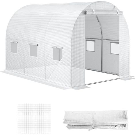 Copertura di ricambio per serra in plastica trasparente 300 x 200 x 200 cm (1/5)