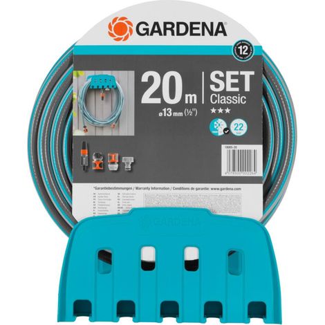 Gardena 18005-50 Enrollador de Manguera de Pared Azul 20m (1/4)