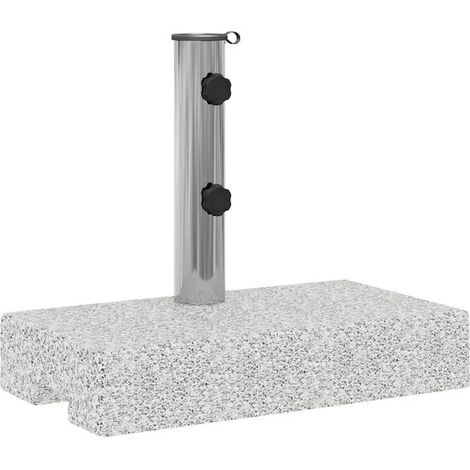 Socle de parasol rectangulaire en granit, 25 kg (1/5)