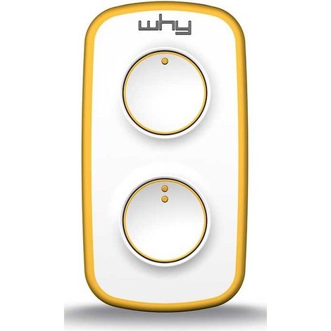 Sice 4791035 WHY EVO MINI Telecomando Multifrequenza 4 Tasti Rolling Code 433 868 MHz colore Giallo (1/2)