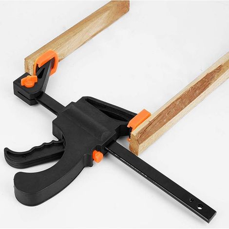 Lot de 4 serre-joints à une main pour une fixation précise de petites pièces (6 pouces). GROOFOO (1/4)