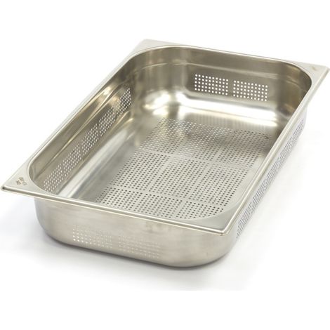 Récipient gastronorme - 1/1 GN - 10 cm de profondeur - perforé - Maxima (1/3)