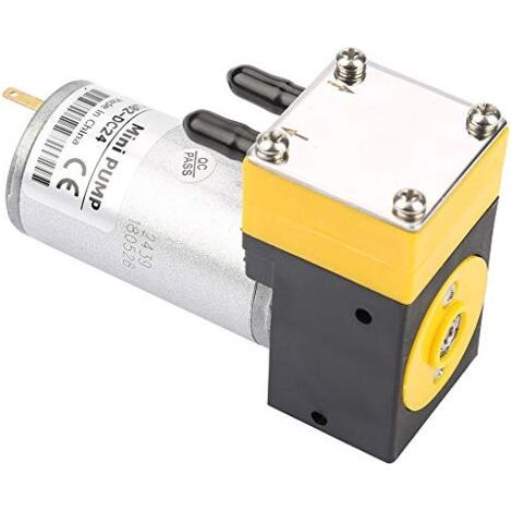 24V Mini pompe à membrane Pompe à pression auto-amorçante Pompe à vide Pompe à eau électrique 0.4-1L/Min