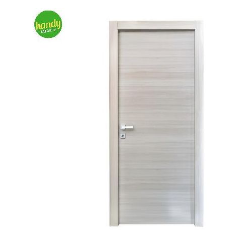 Porta battente reversibile Naddeo Mara 70 x 210 cm palissandro bianco