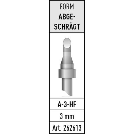 Stannol A-3-HF Punta di saldatura taglio sbieco Contenuto 1 pz.