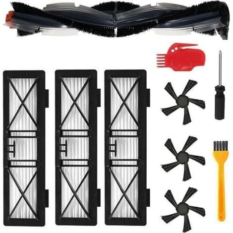 Kit Accessoires Neato Série D Filtre HEPA Brosse Rouleau Brosse Latérale Pièces Rechange (1/3)