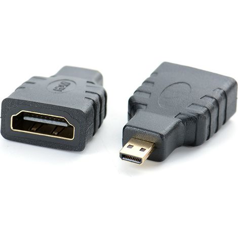 Micro HDMI to High Definition HDMI Adapter, Standard Version 2.0, High Definition Mini HDMI Cable for Tablets and TVs. (1/5)