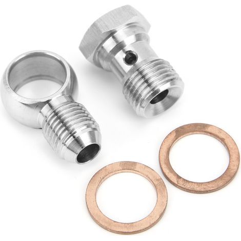 Kit de boulons pour turbocompresseur, traversant droit 16 mm vers 6AN, adapté aux mises à niveau de turbocompresseur T3. (1/5)