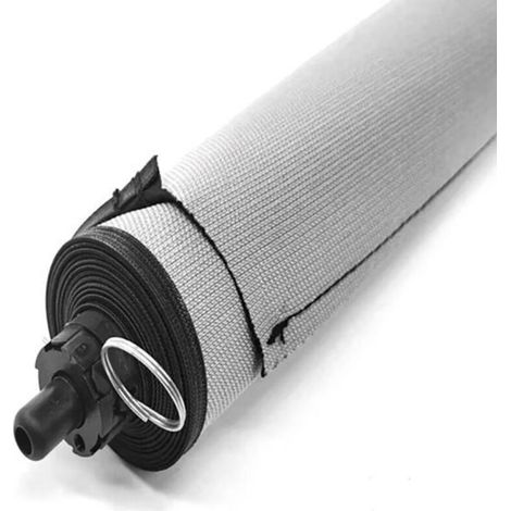 Disponible en 1 couleur : Noir Matériau : Plastique Pare-soleil de toit ouvrant de voiture, store enrouleur, protection solaire panoramique. (1/5)