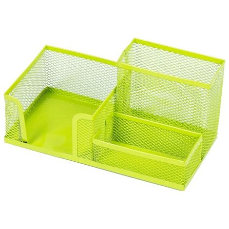 Organizzatore in metallo Leviatano Lime con scomparti