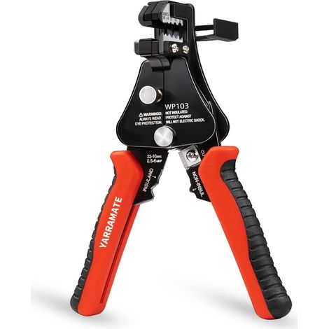 Outil à dénuder électrique universel 3 en 1, pince à dénuder solide et toronnée, pince à sertir 10 22 AWG, coupe fil en cuivre et aluminium (1/5)