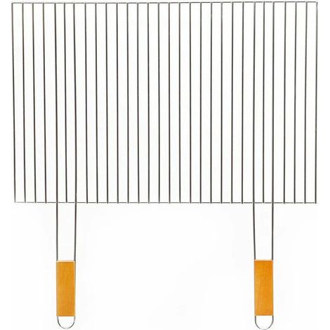 Grill somagic grille simple rechteckig Stahl verchromt 60x40 cm
