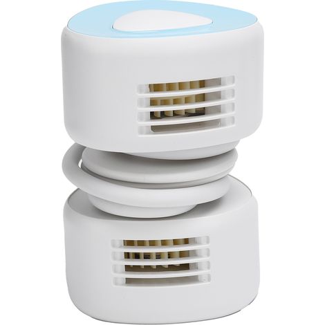 Ventilateur rétractable en forme de goutte d'eau, à col de cygne silencieux et réglable, idéal pour la maison et les dortoirs en été (1/5)