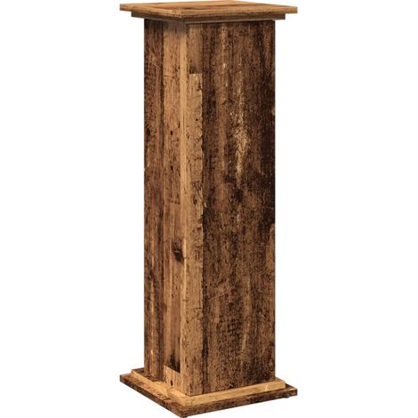 Maison Exclusive - Espositore con Portaoggetti Legno Antico 31x30x90 cm Truciolato