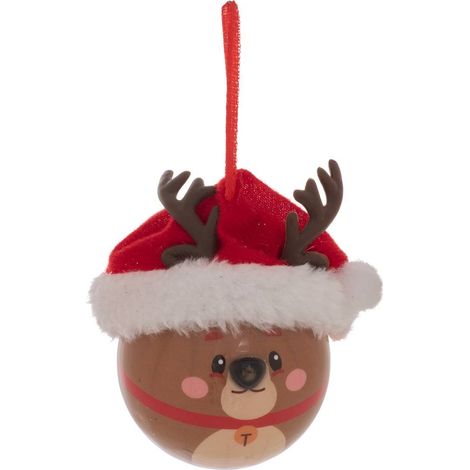 Bdn renna di carta con naso a led 65mm - Feeric lights & christmas (1/3)