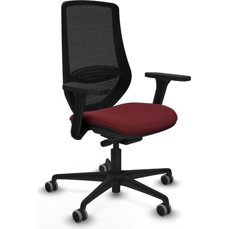 Piqueras y Crespo Mardos Silla de oficina granate confortable (1/3)
