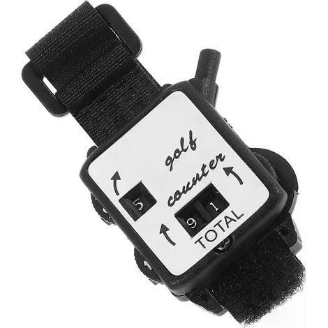 Golf-Scorer-Klicker zum Zählen von Mini-Digitalballmarkern, Schablonen aus Kunststoff, Häkelstichuhr (1/4)
