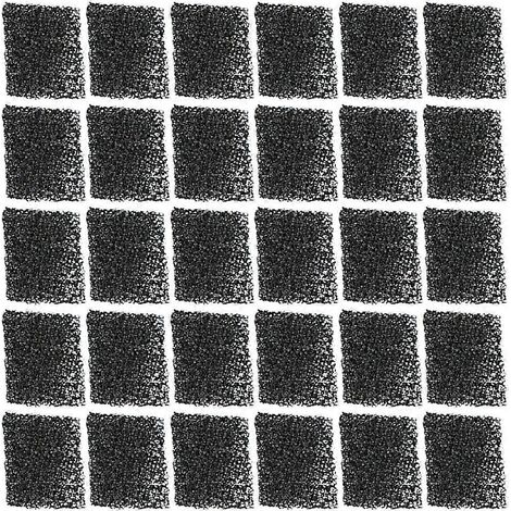 Lot de 90 éponges filtrantes professionnelles pour pompe à eau, adaptées à la filtration des fontaines, remplaçables. (1/4)