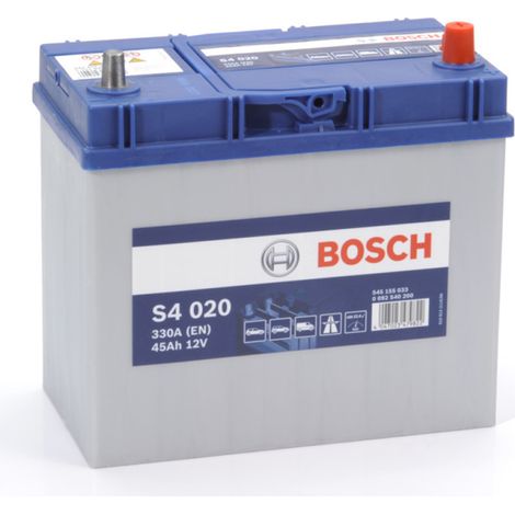 Batterie Bosch S4020 12v 45ah 330A 0092S40200 B24D (1/5)